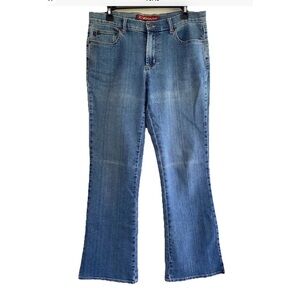 Z. Cavaricci Jeans Vintage Y2K Bootcut Faded Stretch Denim Flare